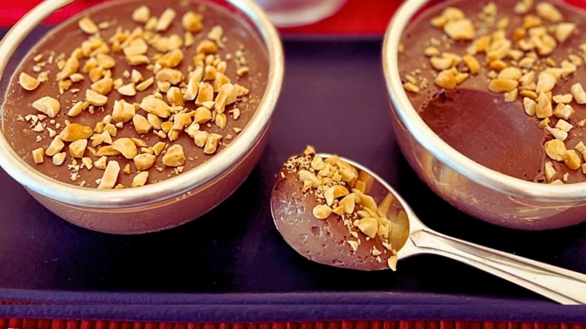 Imagem ilustrativa da receita SOBREMESA CREMOSA DE CHOCOLATE SEM LEITE