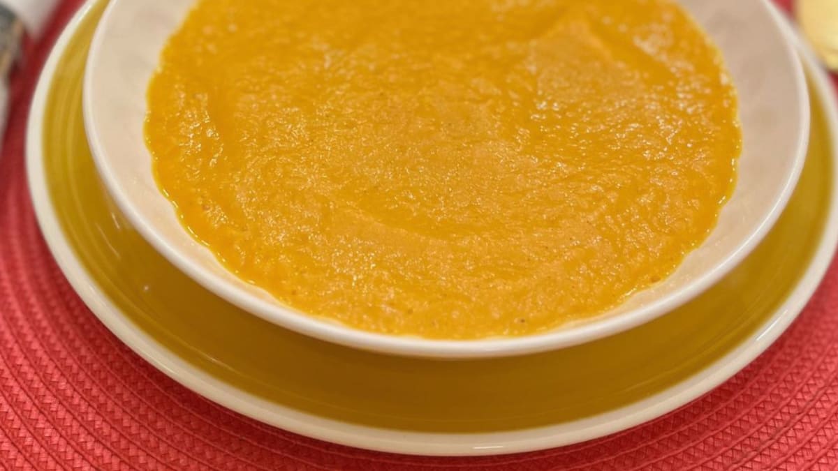 Imagem ilustrativa da receita SOPA DE ABÓBORA NA AIRFRYER