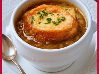 Imagem ilustrativa da receita SOPA DE CEBOLA GRATINADA