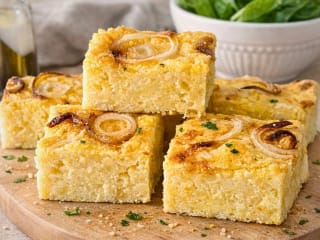 Imagem ilustrativa da receita SOPA PARAGUAIA - BOLO DE MILHO SALGADO TRADICIONAL