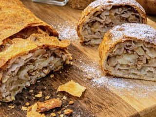 Imagem ilustrativa da receita STRUDEL DE MAÇÃ ALEMÃO TRADICIONAL