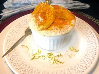 Imagem ilustrativa da receita SUFLÊ DE GELEIA DE LARANJA