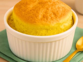 Imagem ilustrativa da receita SUFLÊ DE QUEIJO FÁCIL NA AIRFRYER