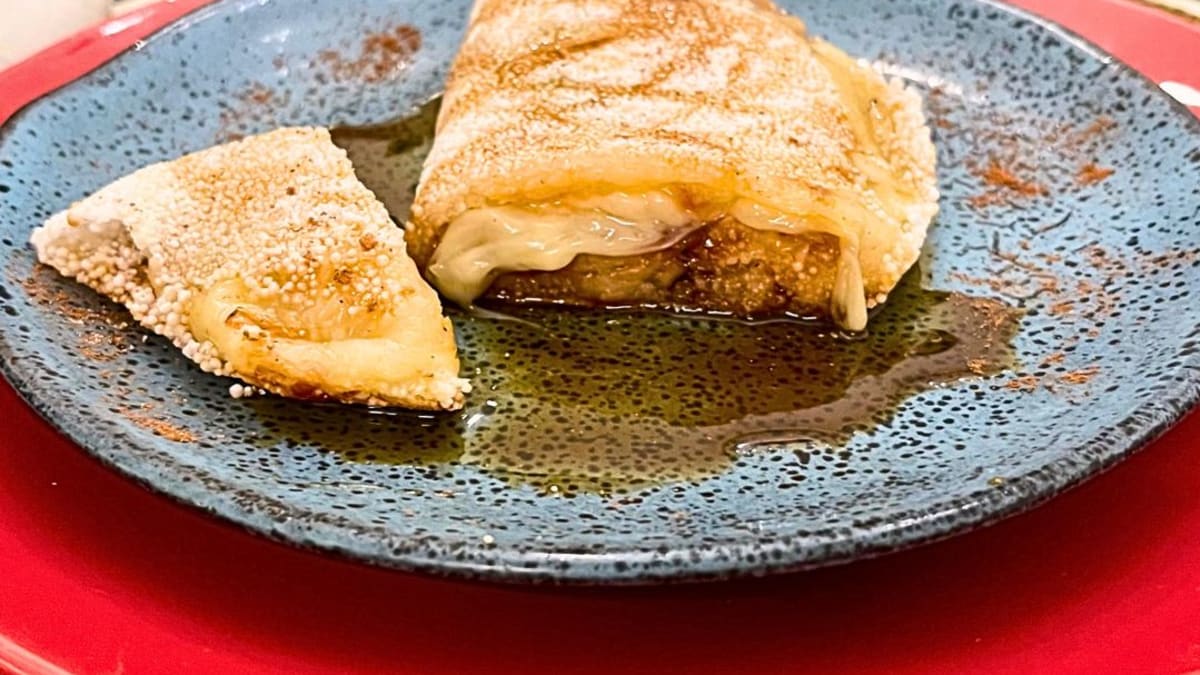Imagem ilustrativa da receita TAPIOCA COM BANANA CARAMELIZADA