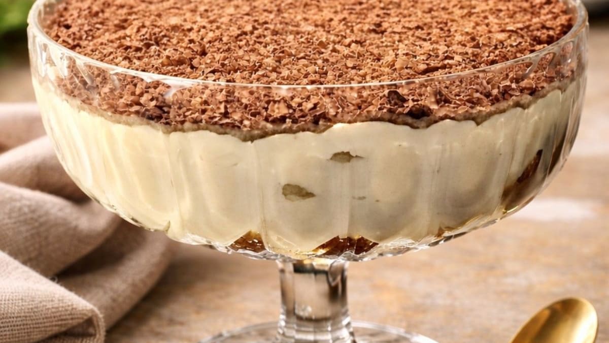 Imagem ilustrativa da receita TIRAMISU CLÁSSICO COM MASCARPONE