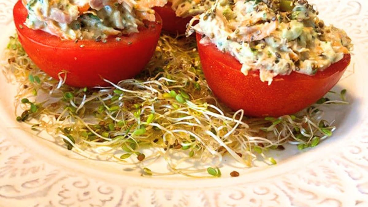 Imagem ilustrativa da receita TOMATE HOLANDÊS RECHEADO COM ATUM