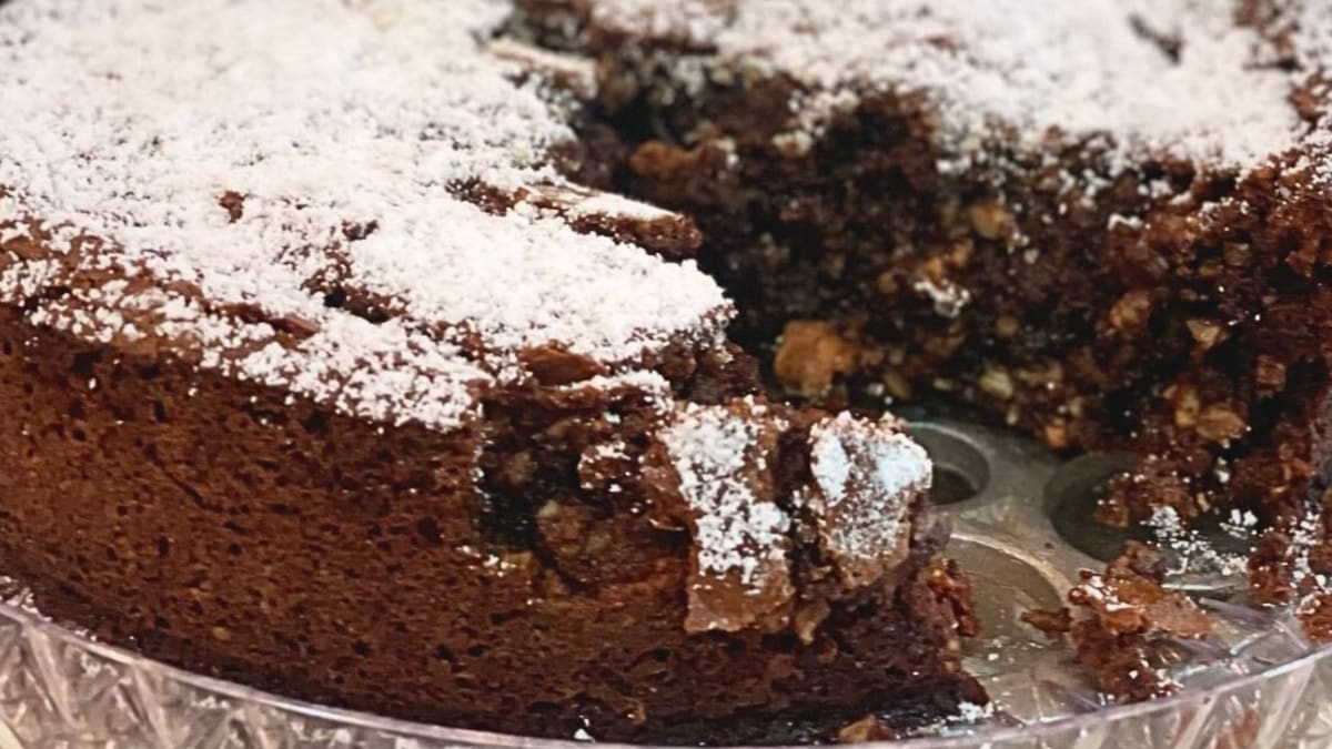 Imagem ilustrativa da receita TORTA CAPRESE (Bolo de chocolate sem farinha)