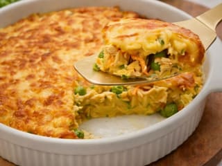 Imagem ilustrativa da receita TORTA DE FRANGO COM LEGUMES SEM GLÚTEN