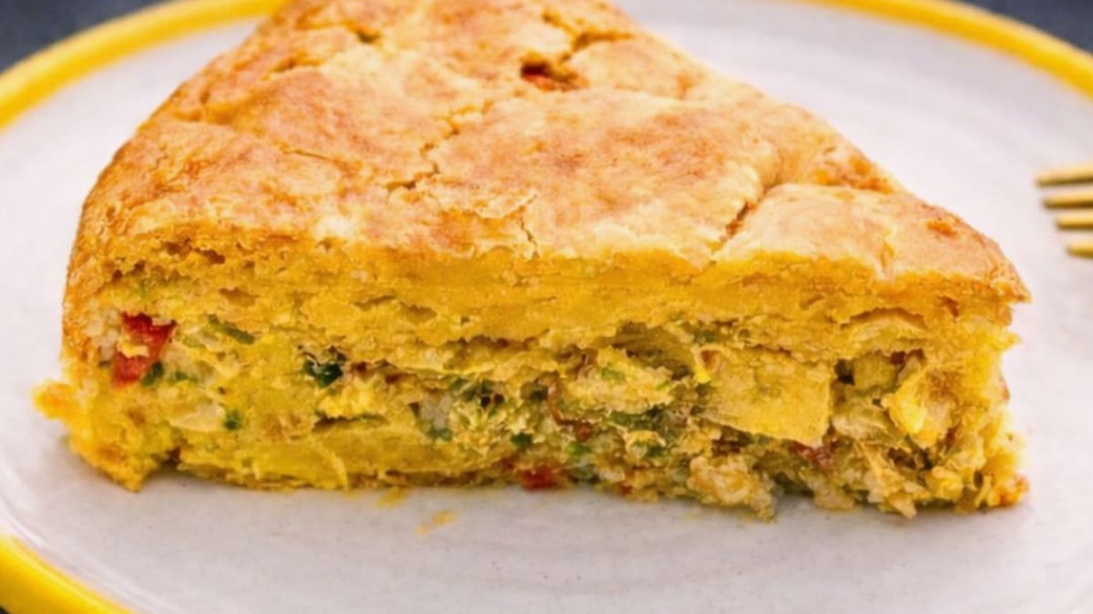 Imagem ilustrativa da receita TORTA DE LIQUIDIFICADOR DE BACALHAU