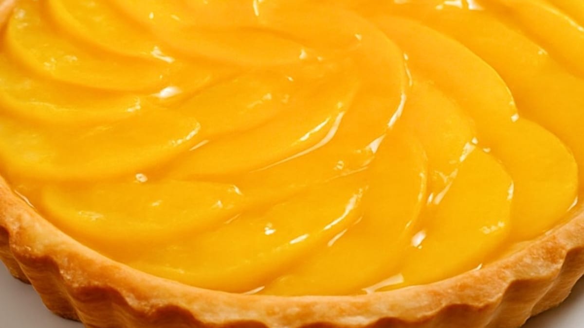 Imagem ilustrativa da receita TORTA DE PÊSSEGO