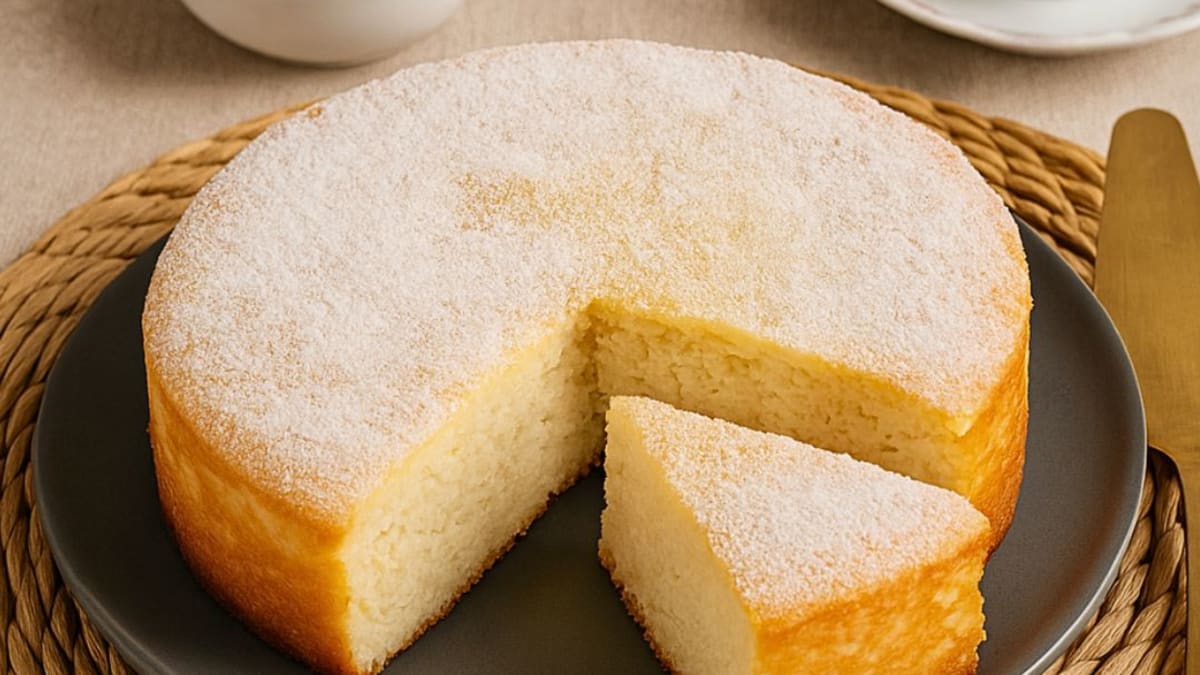 Imagem ilustrativa da receita TORTA DE RICOTA E COCO SEM FARINHA E SEM GLÚTEN