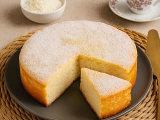 Imagem ilustrativa da receita TORTA DE RICOTA E COCO SEM FARINHA E SEM GLÚTEN