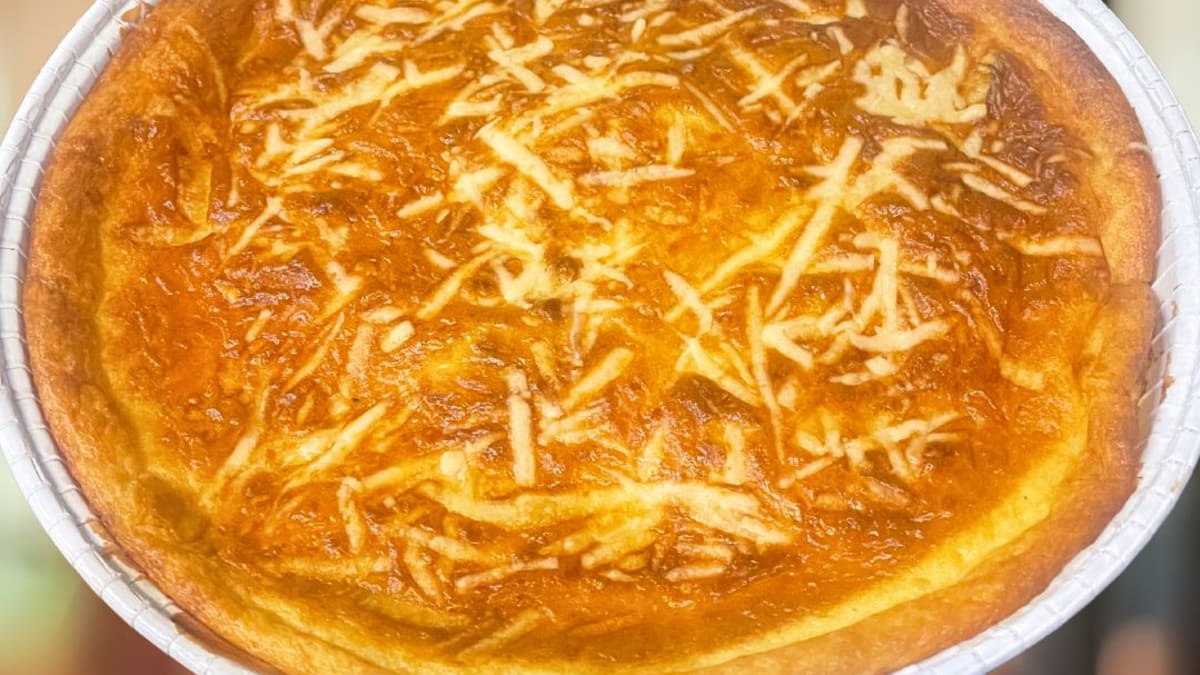Imagem ilustrativa da receita TORTA DE RICOTA E ALHO-PORÓ DE LIQUIDIFICADOR