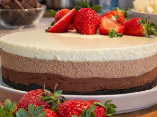 Imagem ilustrativa da receita TORTA MOUSSE 3 CHOCOLATES