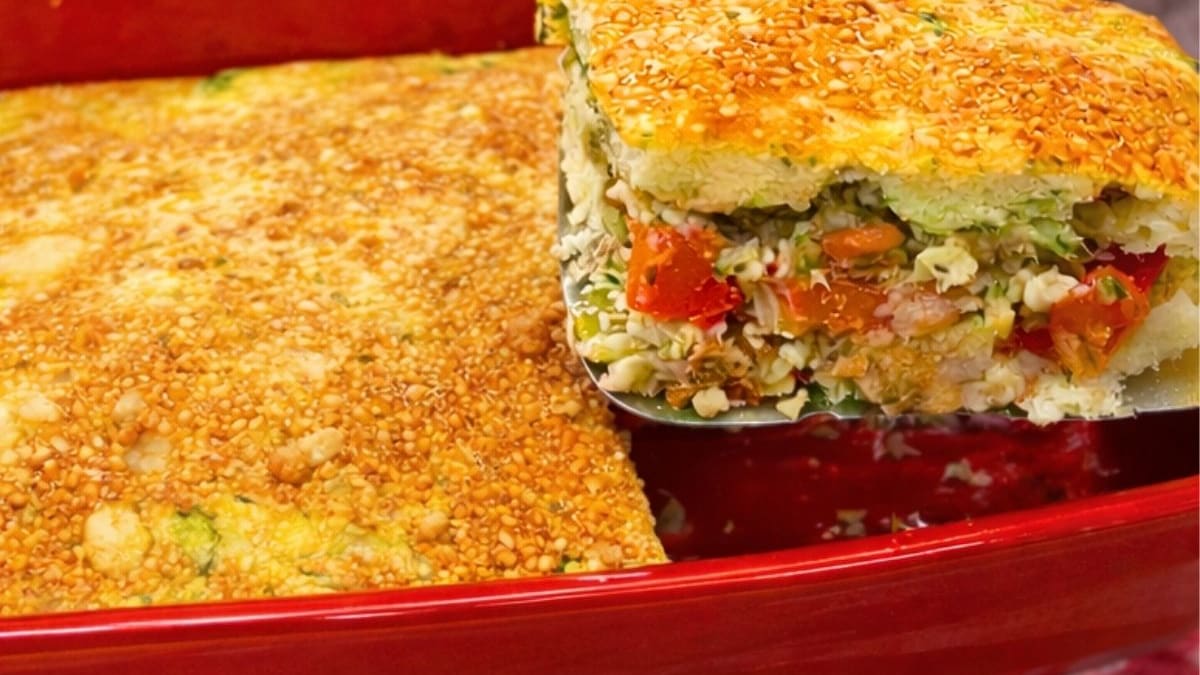 Imagem ilustrativa da receita ​​TORTA SALGADA DE SARDINHA SEM GLÚTEN NO LIQUIDIFICADOR