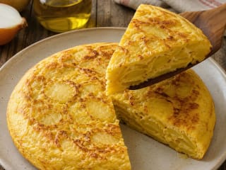 Imagem ilustrativa da receita TORTILHA ESPANHOLA DE BATATA E CEBOLA