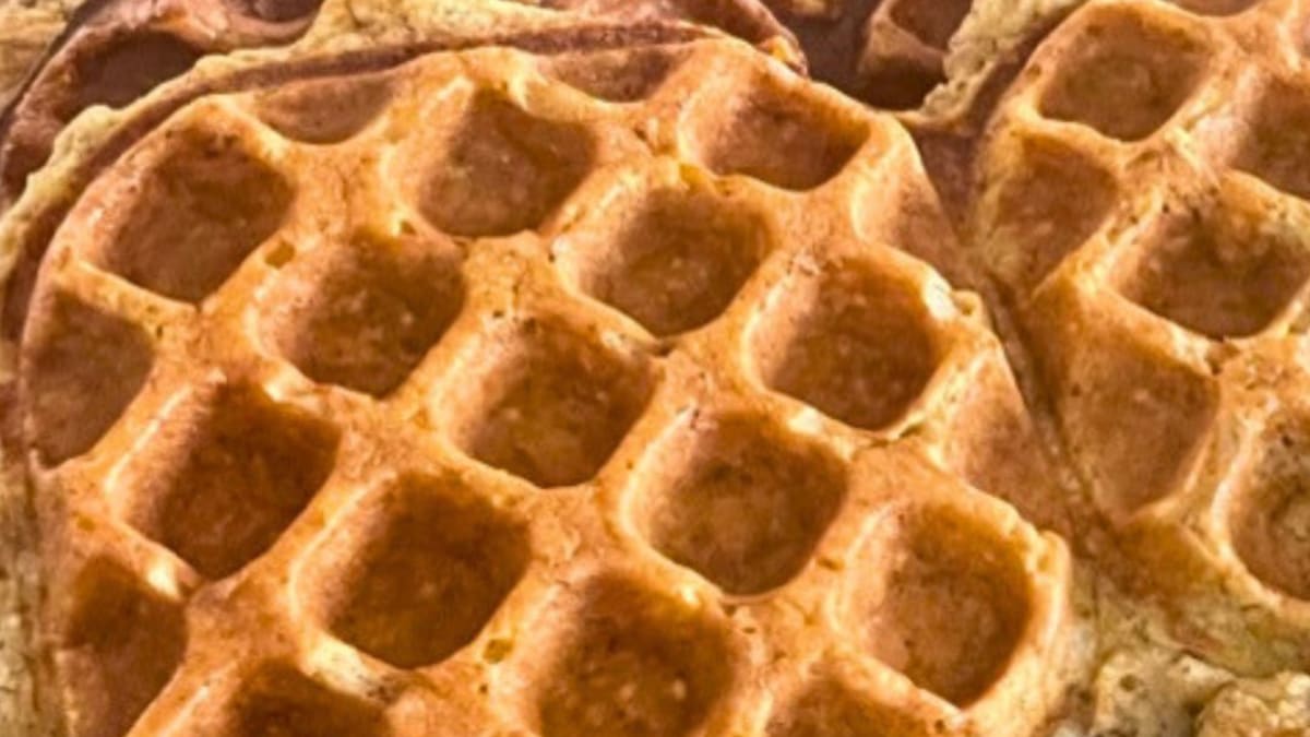 Imagem ilustrativa da receita WAFFLE DE BANANA